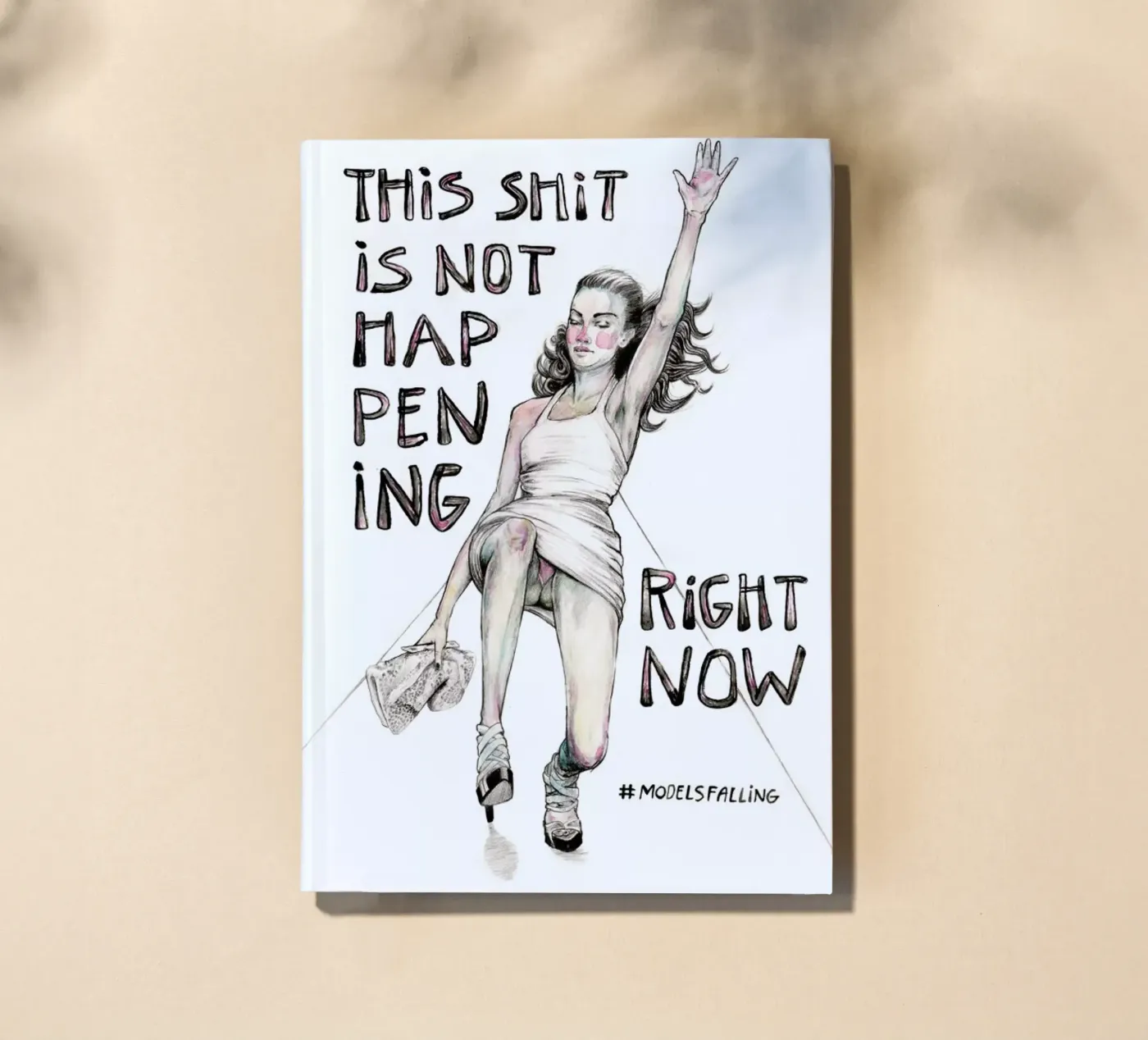Models Falling 1 notebook by Meegan Barnes