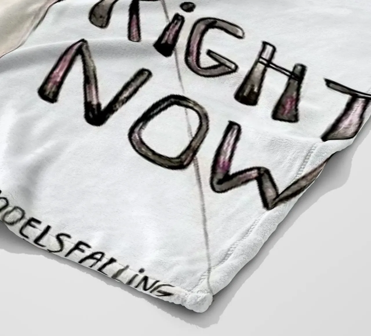 Models Falling 1 Fleecedecke von Meegan Barnes