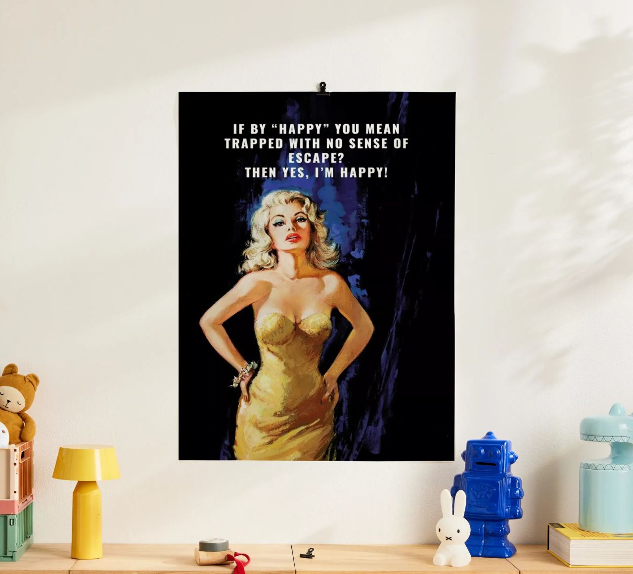 If By "Happy" You Mean carta hahnemühle da Gallery Print and Art Limited