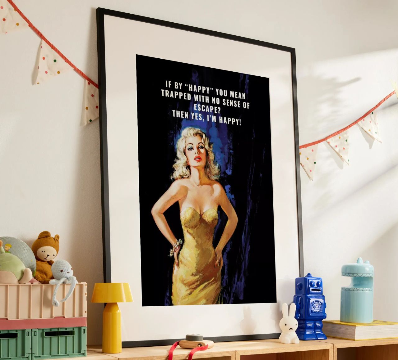 If By "Happy" You Mean carta hahnemühle da Gallery Print and Art Limited