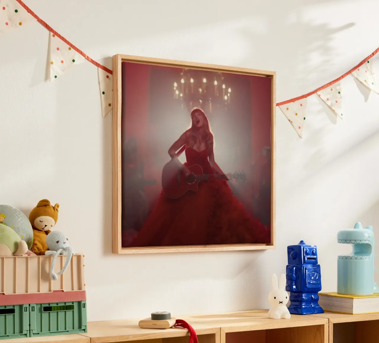 Taylor Gierzwaluwen Gitaarspelen canvas met Baklijst van HUMMERSONIC