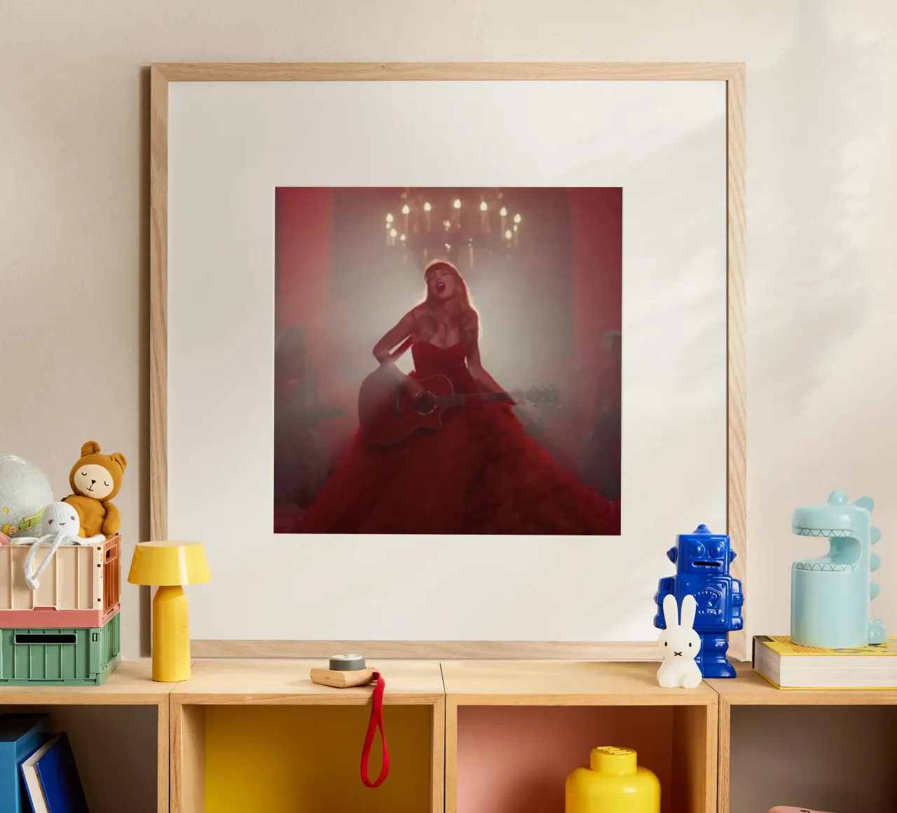 Taylor Gierzwaluwen Gitaarspelen poster met aluminium frame van HUMMERSONIC