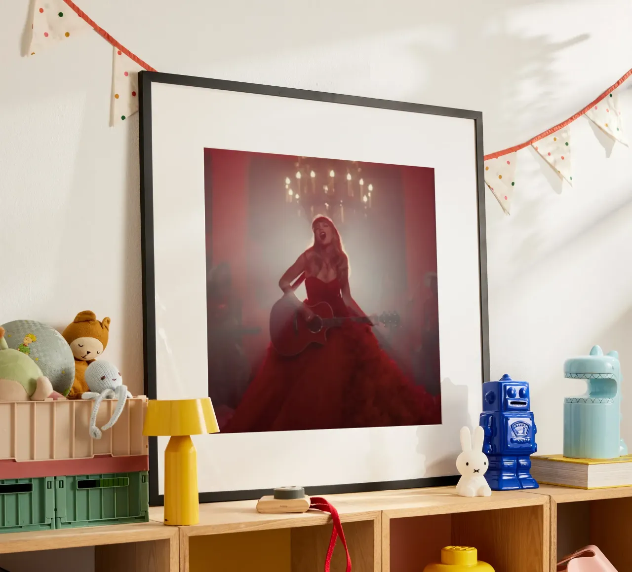 Taylor Gierzwaluwen Gitaarspelen poster met aluminium frame van HUMMERSONIC
