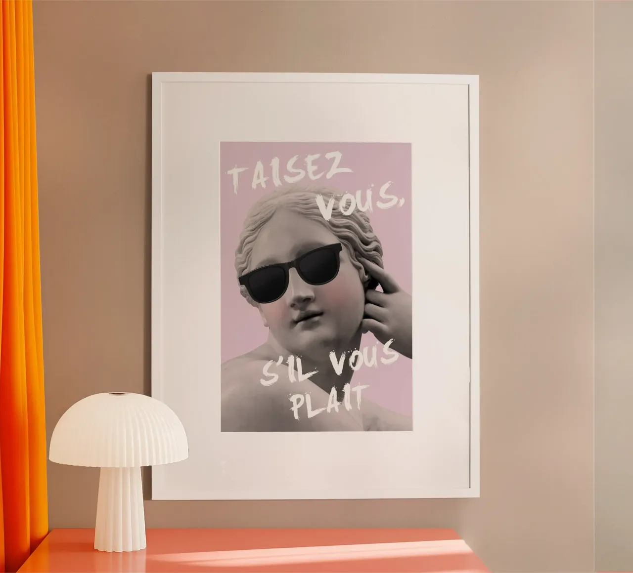 Shut Up Please Purple Goddess carta hahnemühle da GraceDigitalArtCo