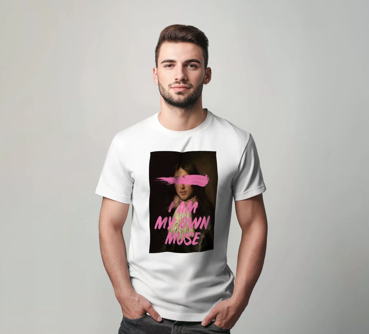 I am my own muse - Man t-shirt da GraceDigitalArtCo
