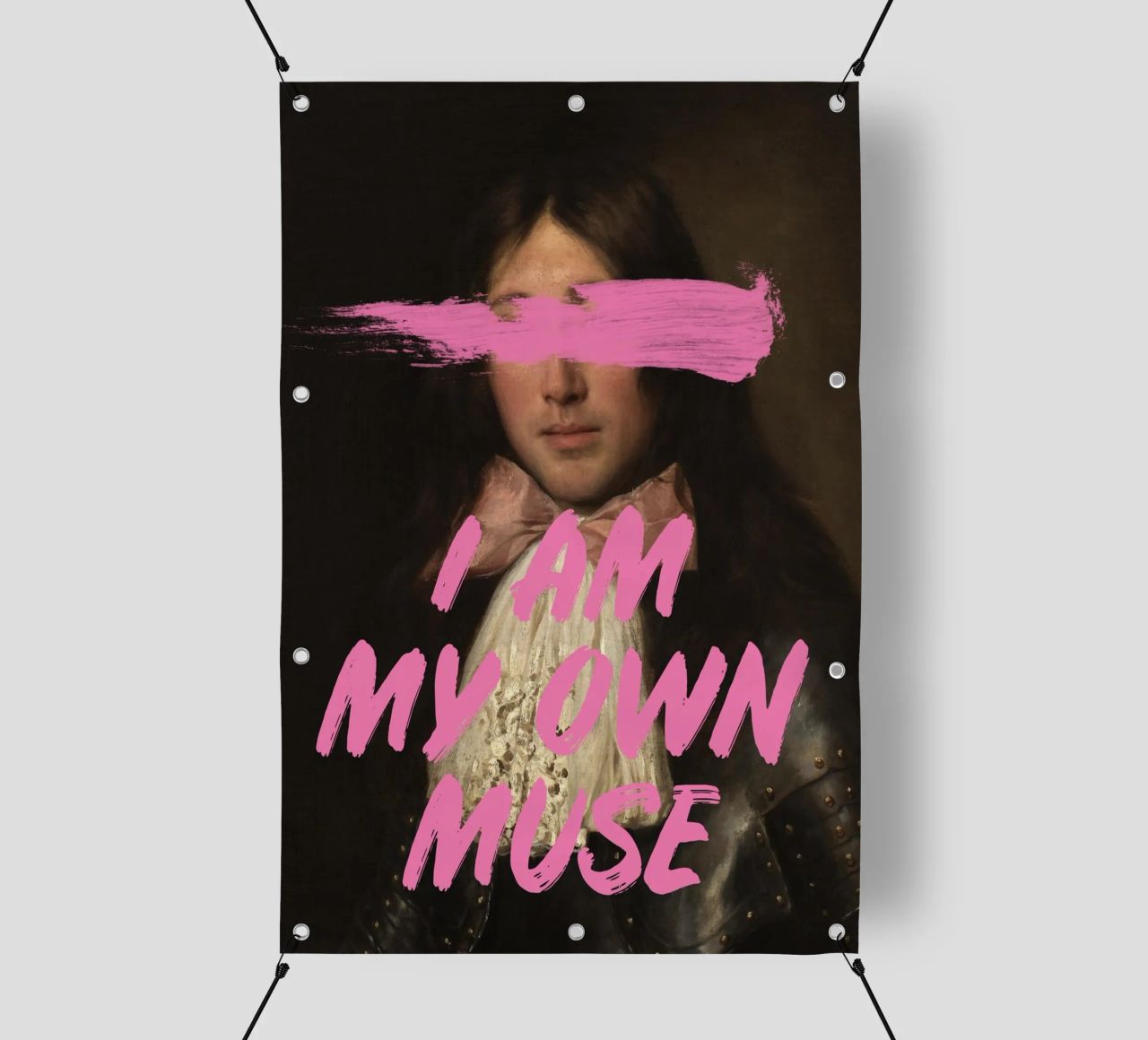 I am my own muse - Man telo in pvc da GraceDigitalArtCo