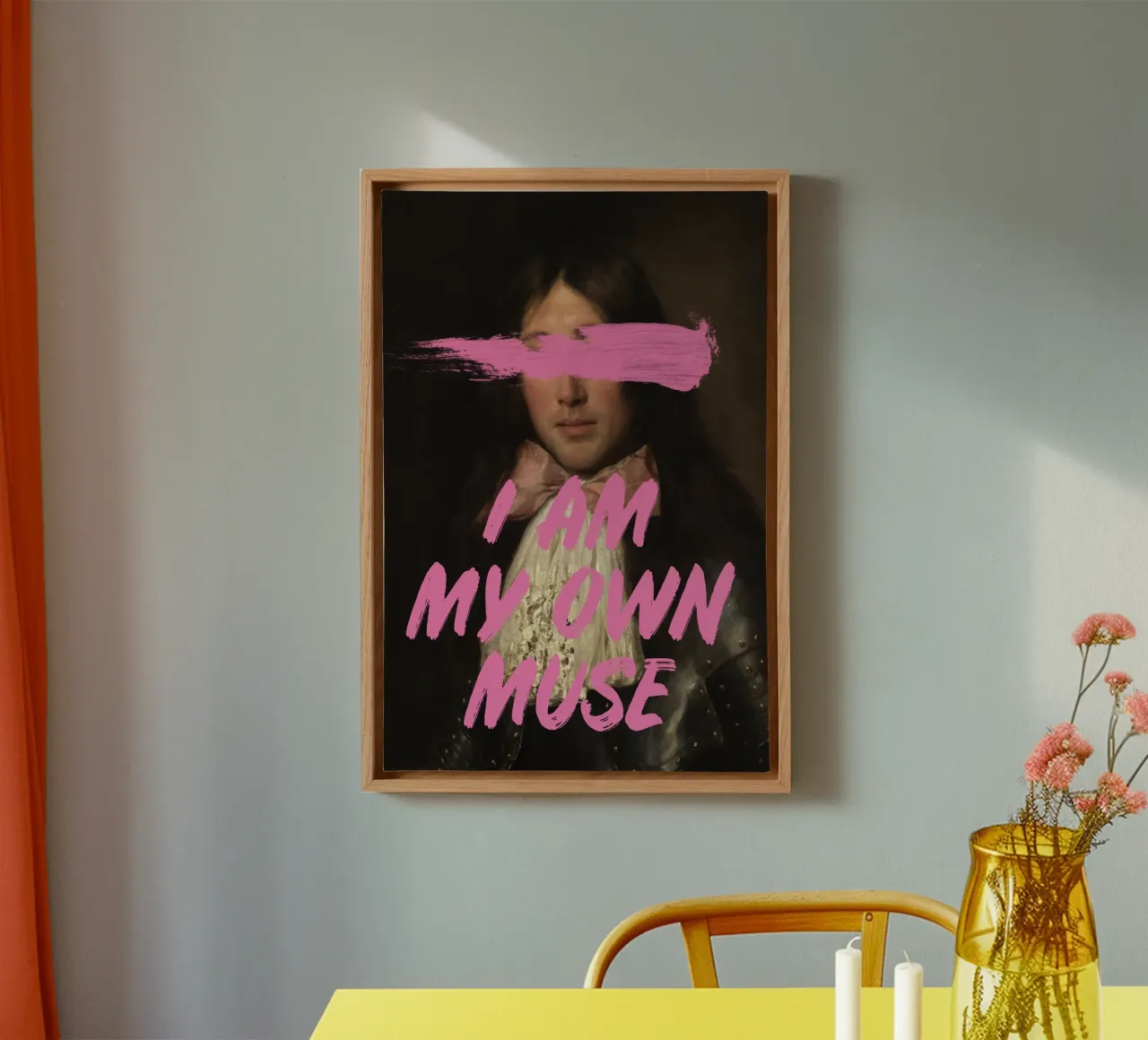 I am my own muse - Man tela da GraceDigitalArtCo