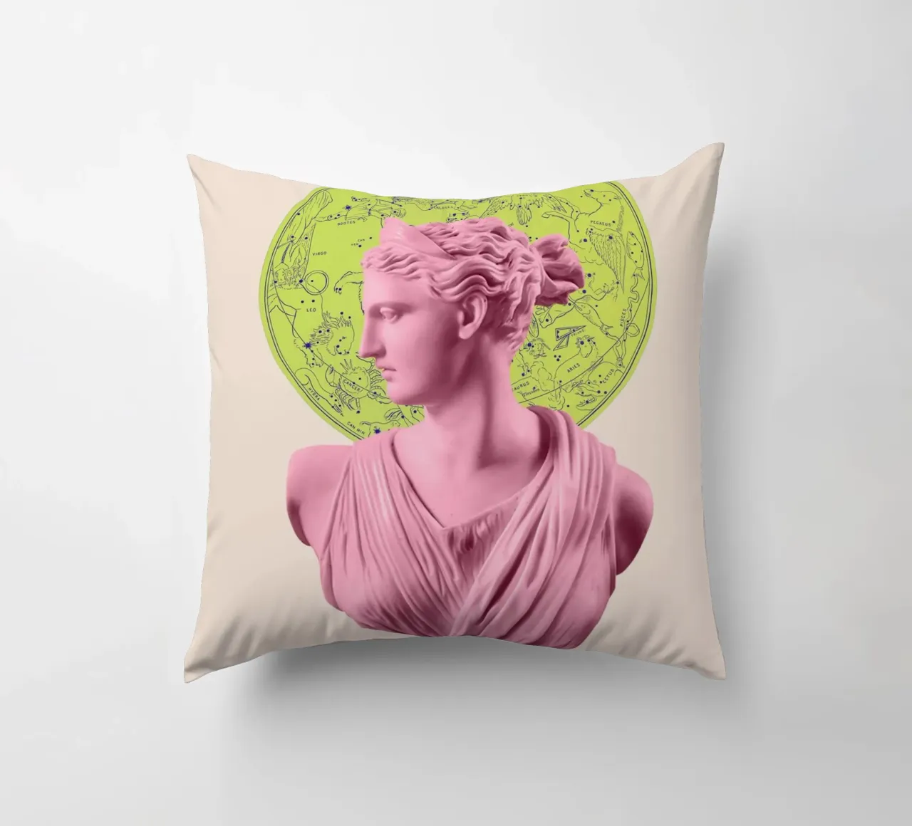 Artemis Neon Stars cuscino da GraceDigitalArtCo