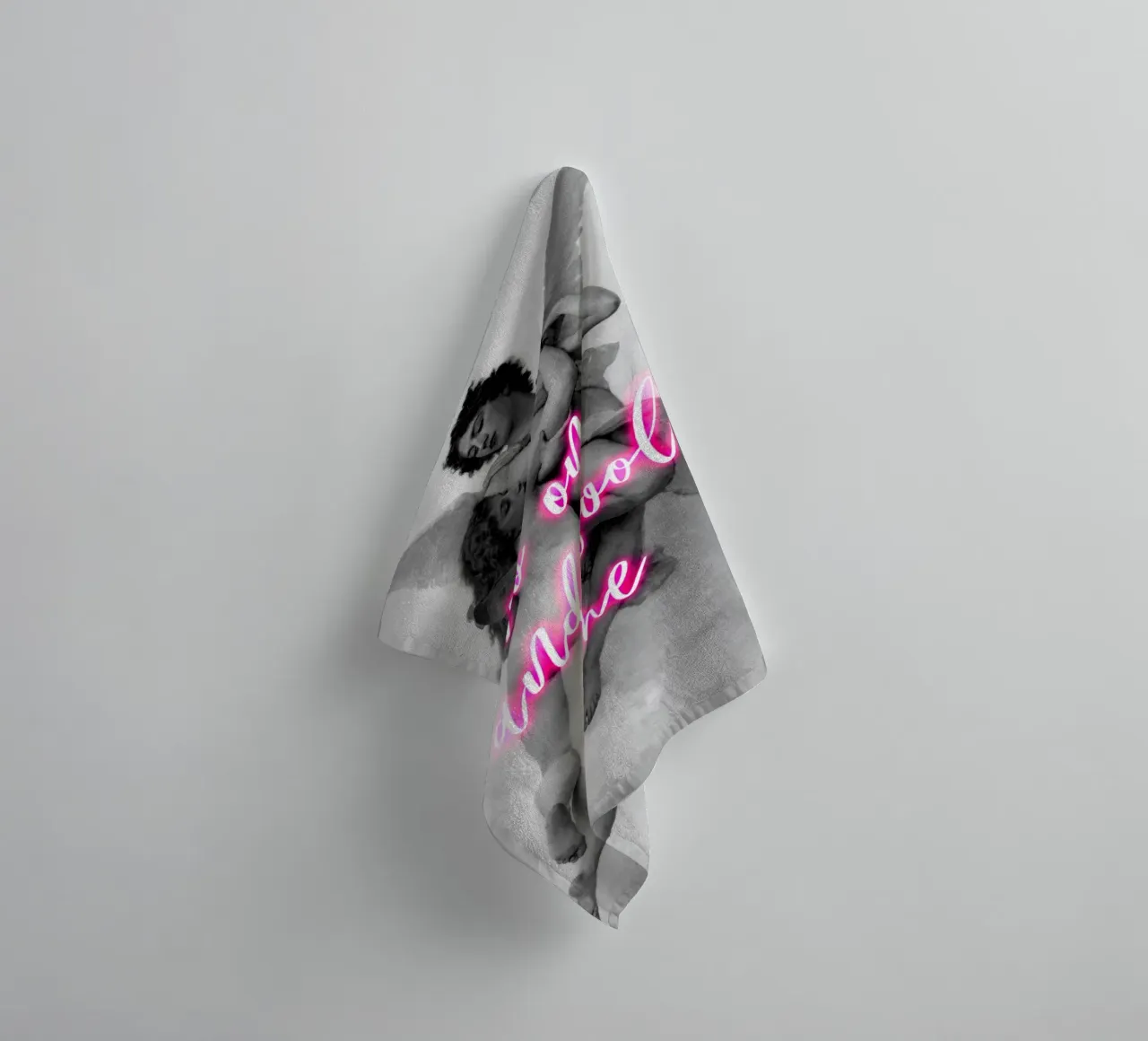 Neon Angels Handtuch von GraceDigitalArtCo