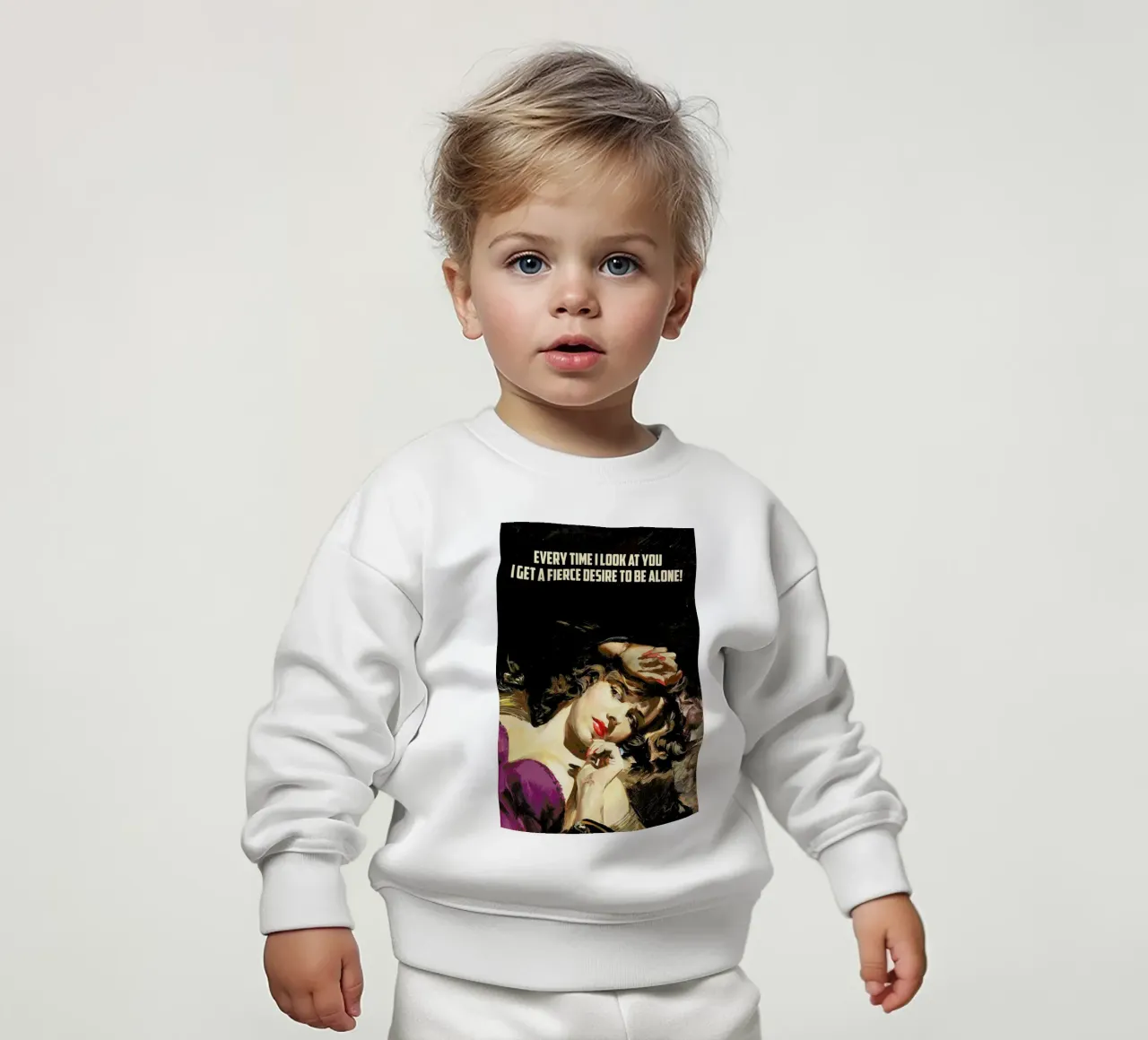 Every Time I Look At You felpa neonato da Gallery Print and Art Limited