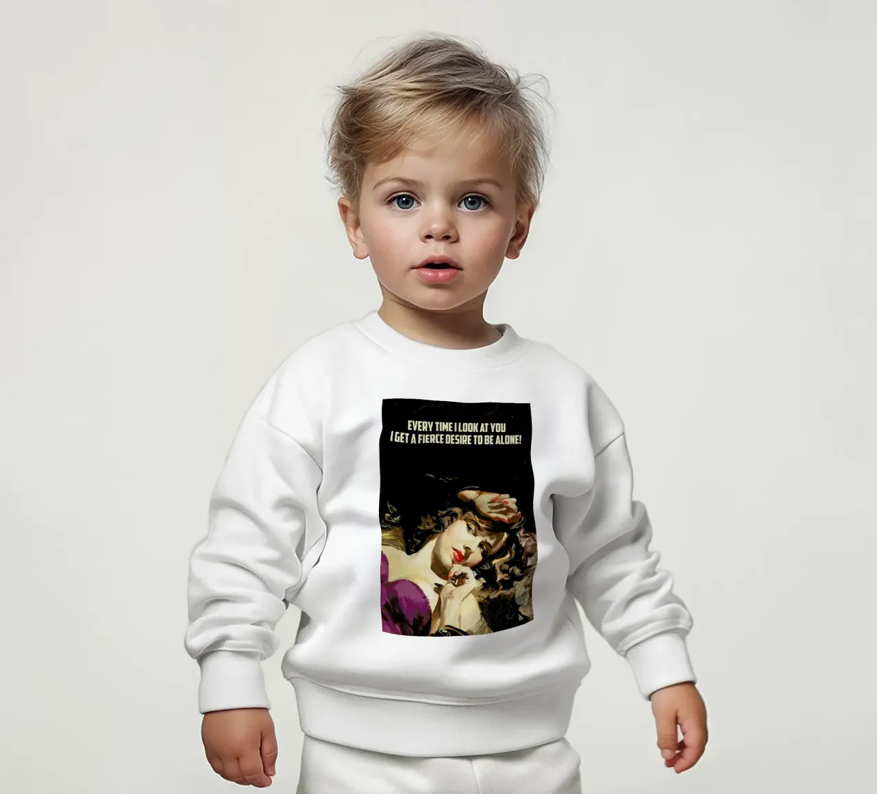 Every Time I Look At You baby sweatshirt van Gallery Print and Art Limited