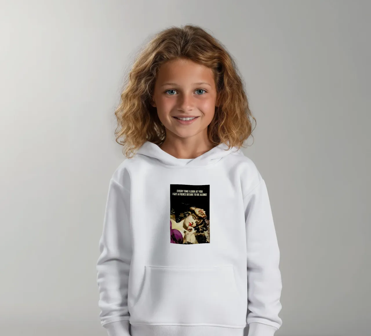 Every Time I Look At You felpa bambino con cappuccio da Gallery Print and Art Limited