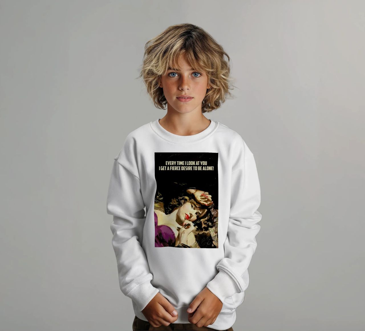 Every Time I Look At You felpa bambino da Gallery Print and Art Limited
