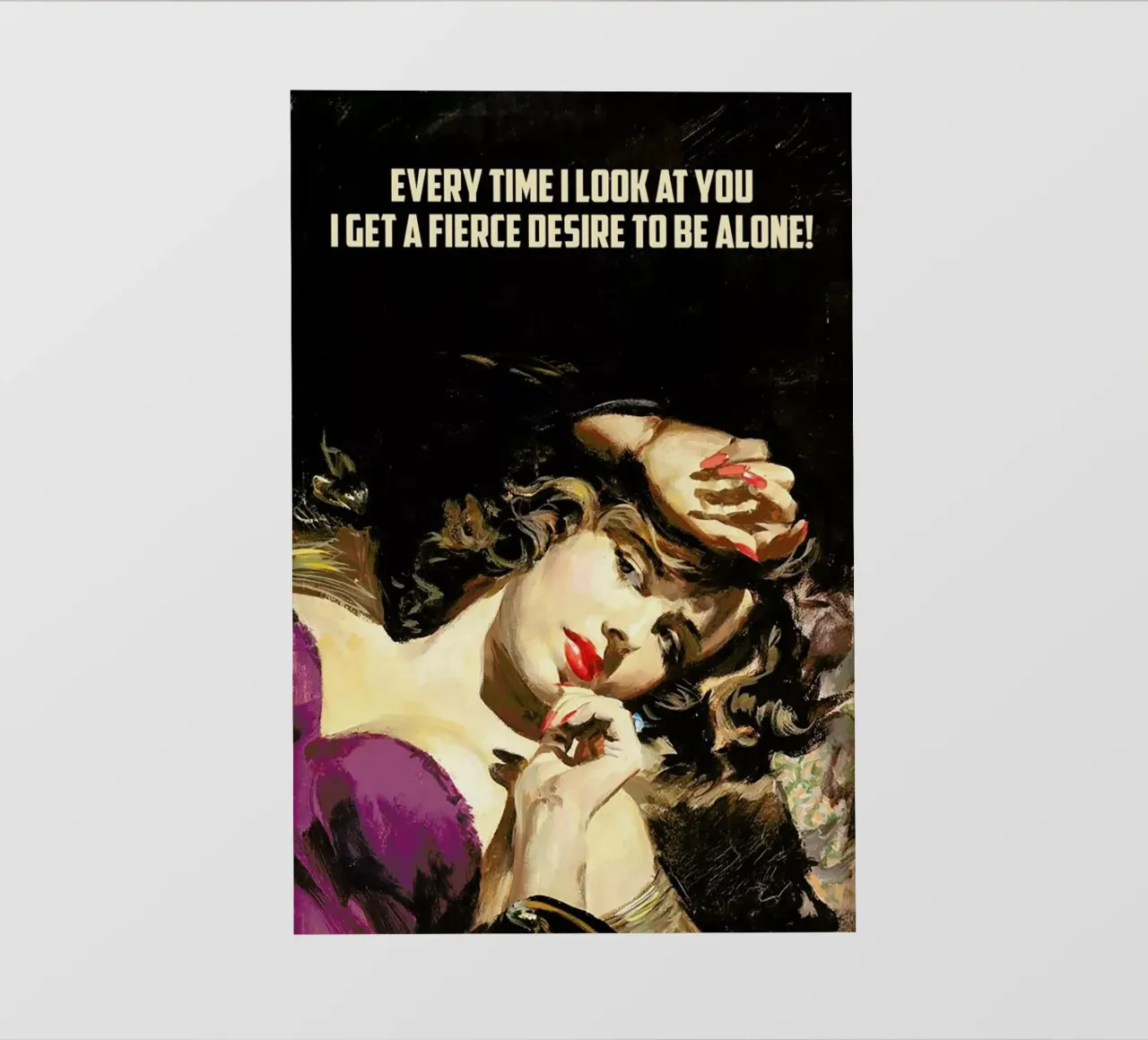 Every Time I Look At You pellicola backlit da Gallery Print and Art Limited