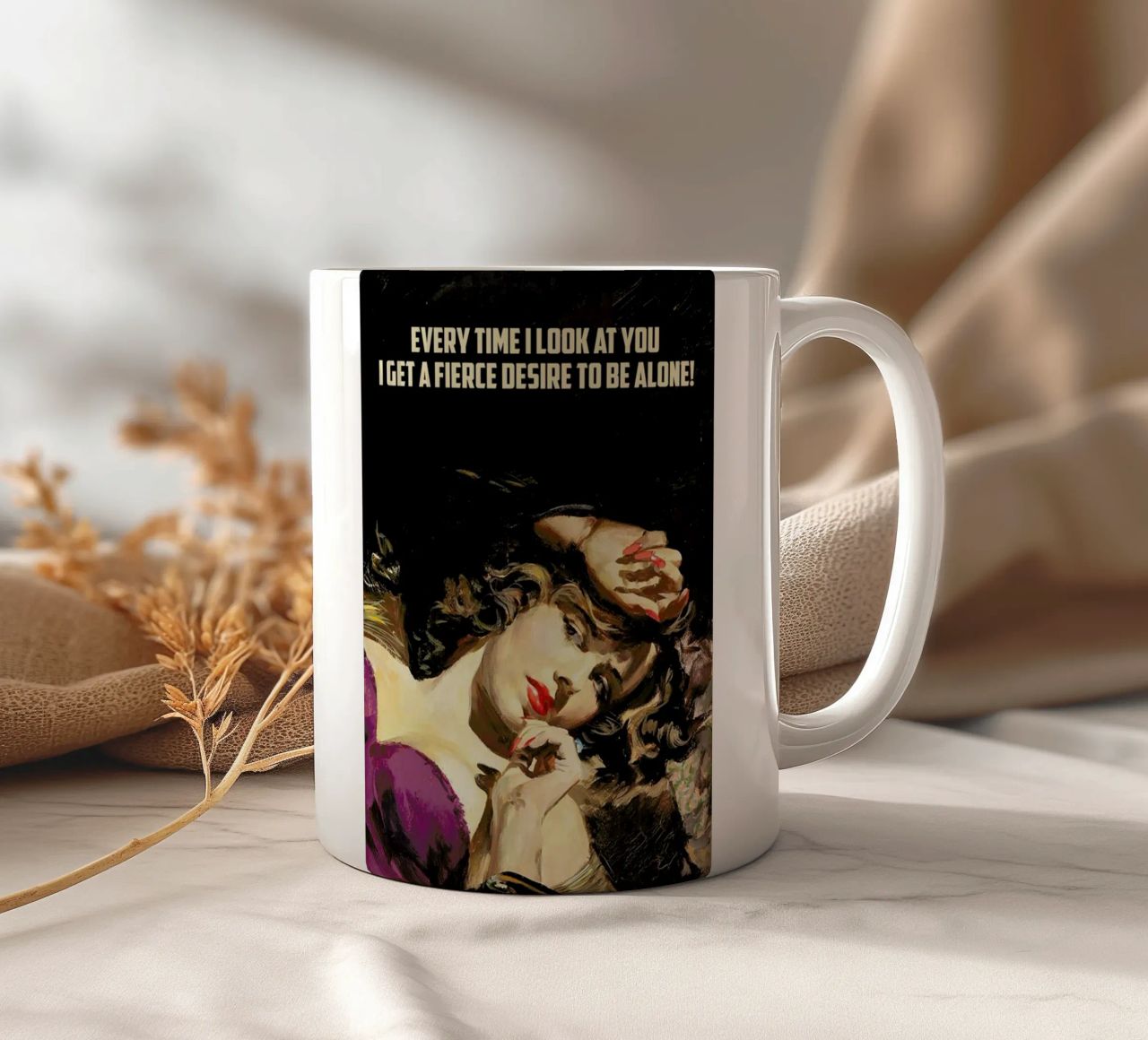 Every Time I Look At You tazza in ceramica da Gallery Print and Art Limited