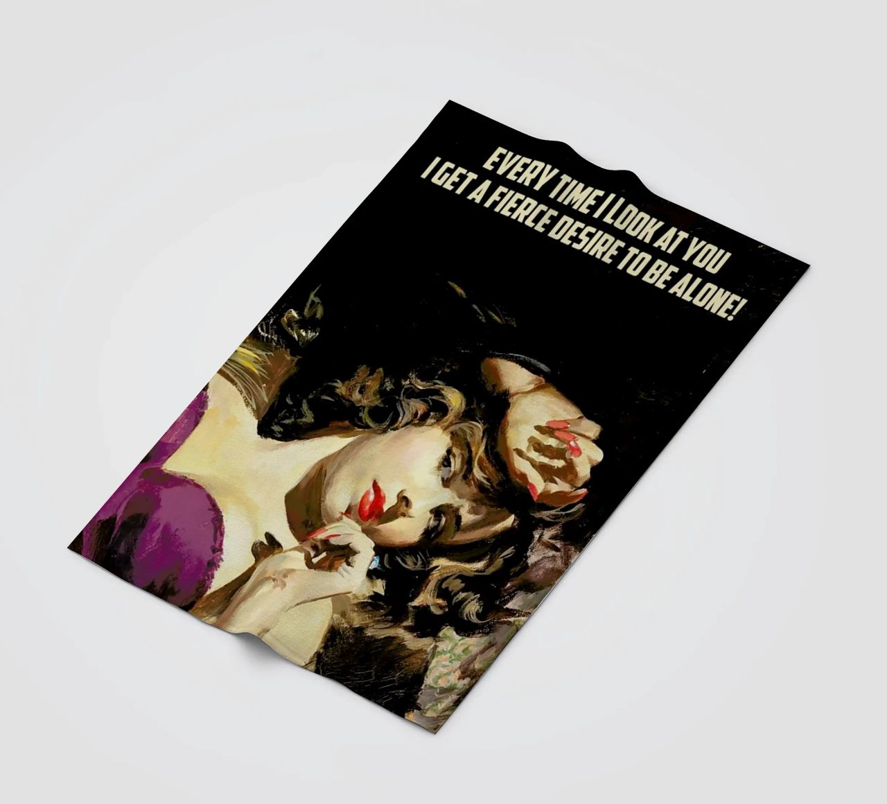 Every Time I Look At You coperta in pile da Gallery Print and Art Limited