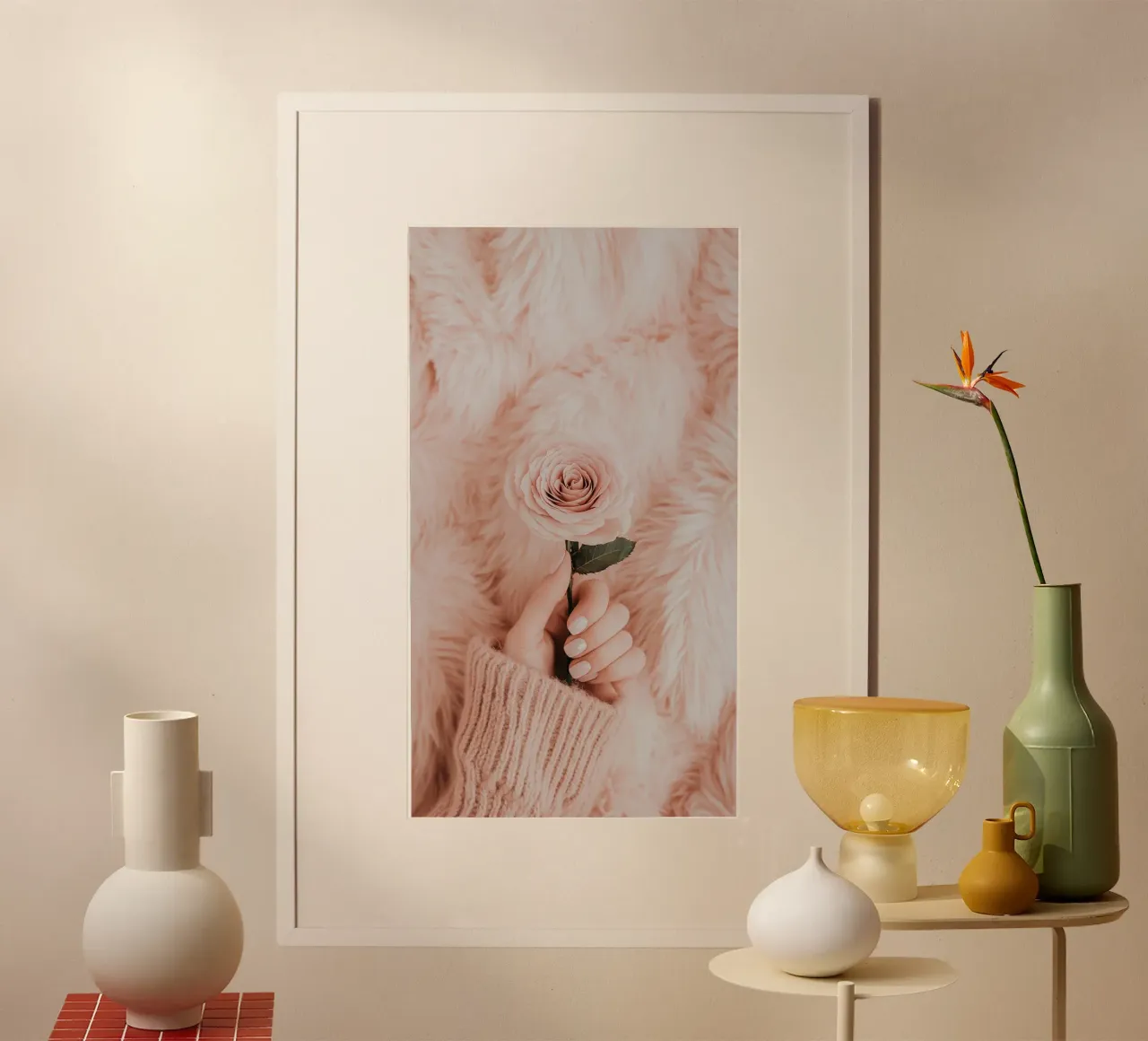 Blush Serenity poster da PhotoVibe Decor