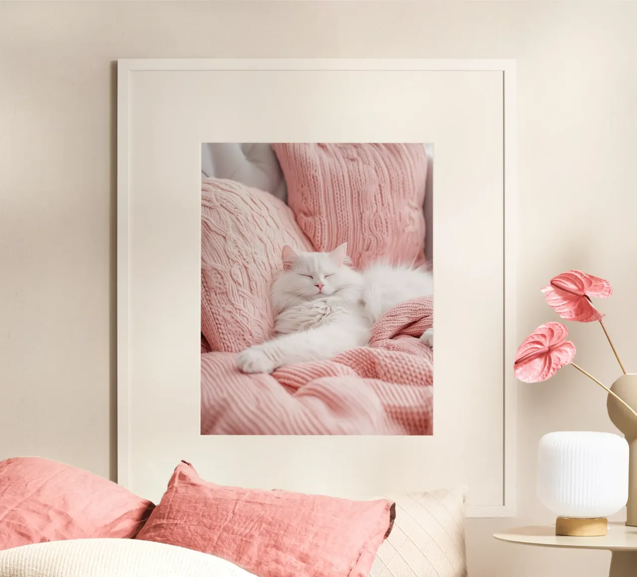 Blush Serenity poster da PhotoVibe Decor