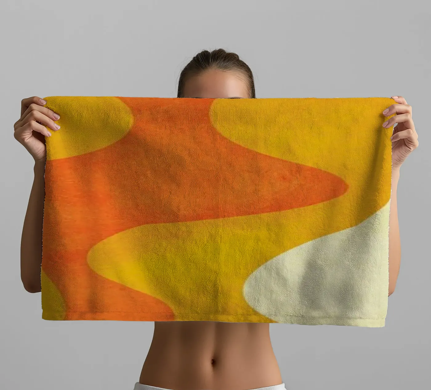 Stillnes towel by Abstract Joy