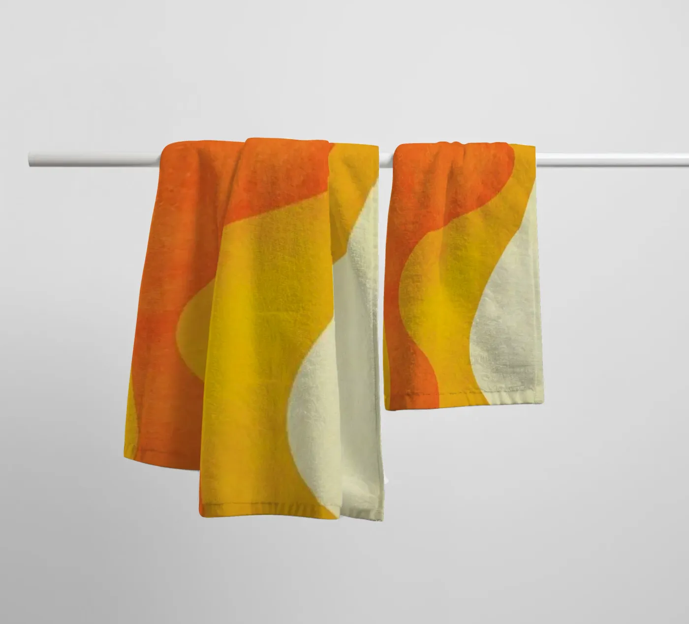 Stillnes towel by Abstract Joy