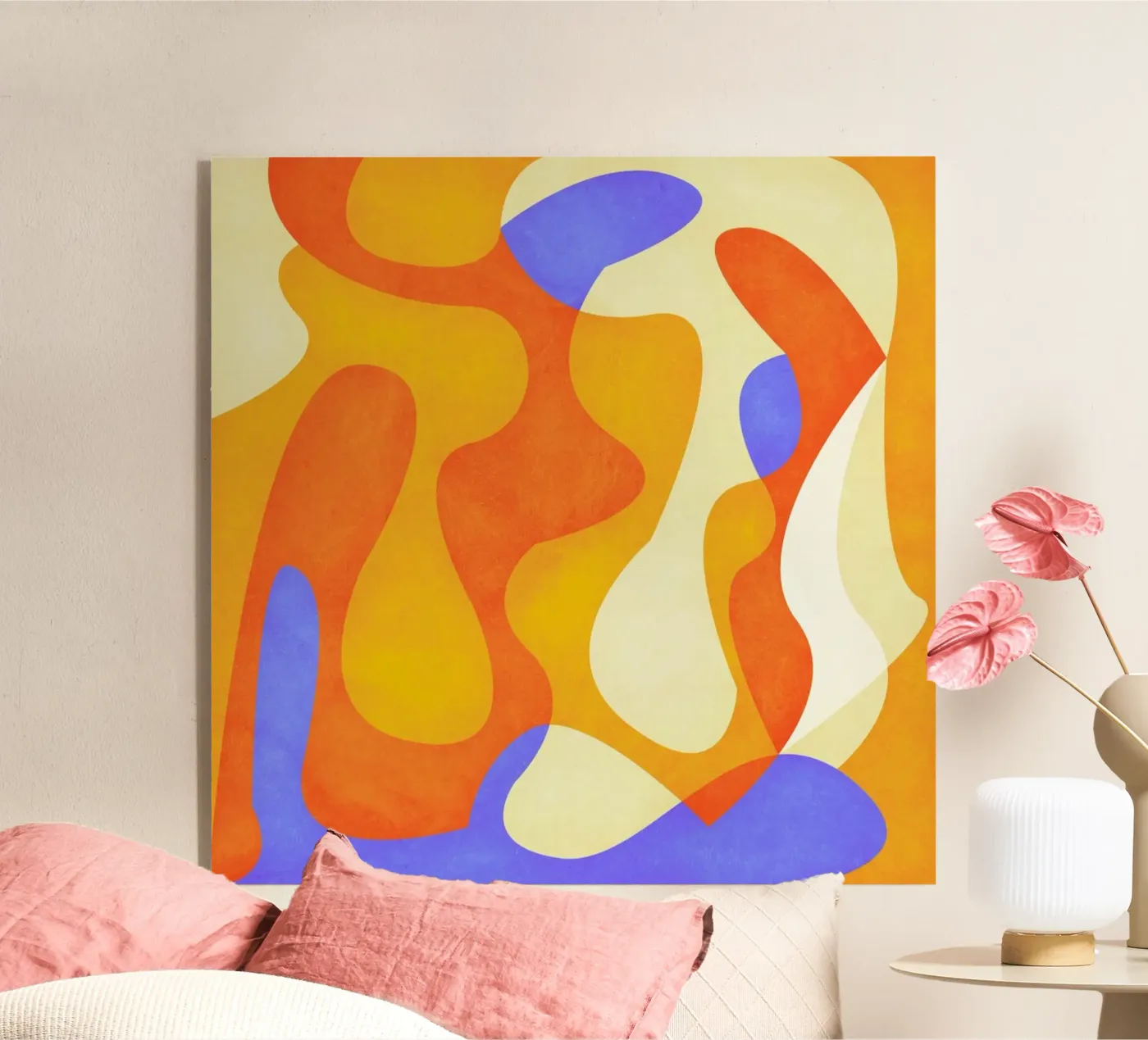 Stillnes acryl van Abstract Joy