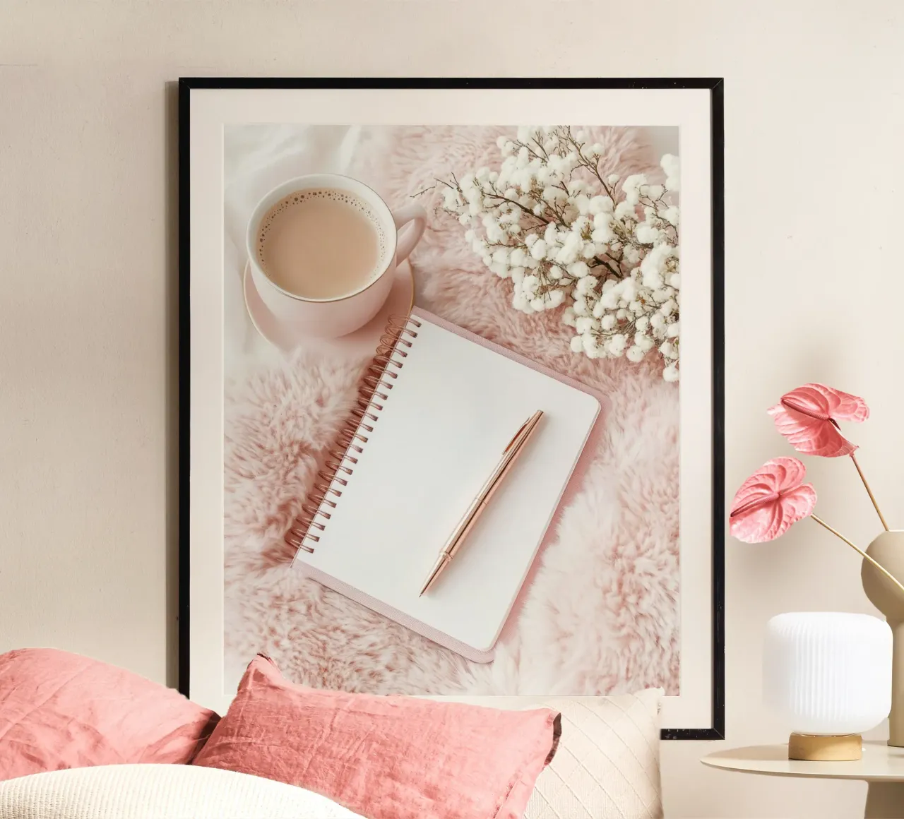 Blush Serenity poster da PhotoVibe Decor