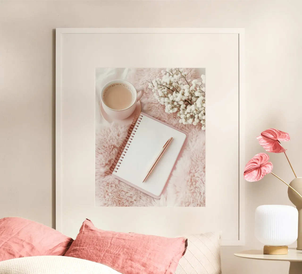 Blush Serenity poster da PhotoVibe Decor