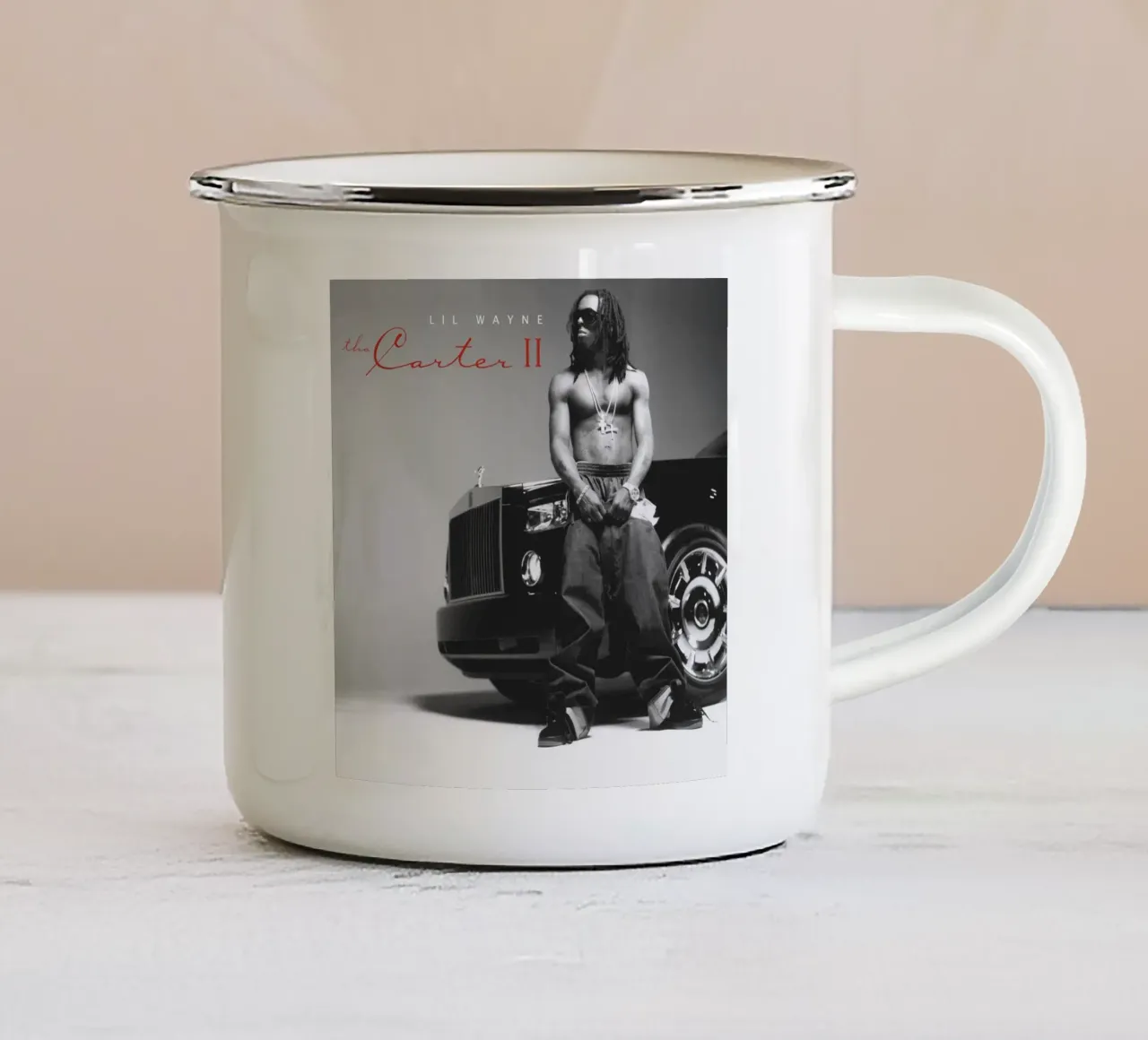 Tha Carter ll tazza in smalto da Daviess-Rond