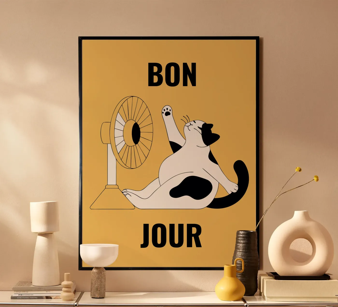 Cat Fanning poster da OUR SHOP