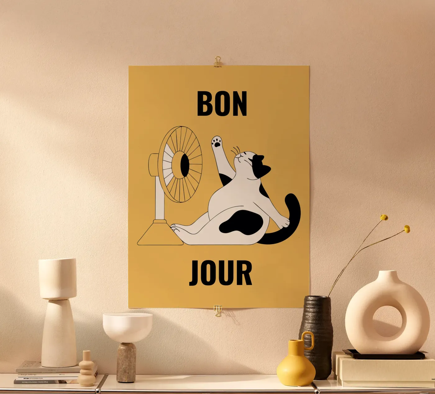 Cat Fanning poster da OUR SHOP