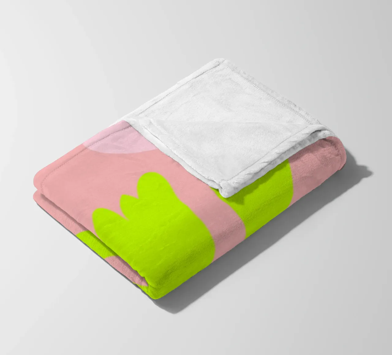 Neon Copenhagen Abstract Art coperta in pile da GraceDigitalArtCo