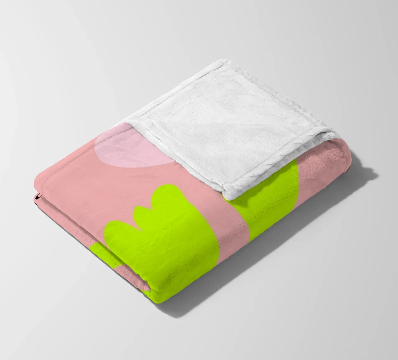 Neon Copenhagen Abstract Art coperta in pile da GraceDigitalArtCo
