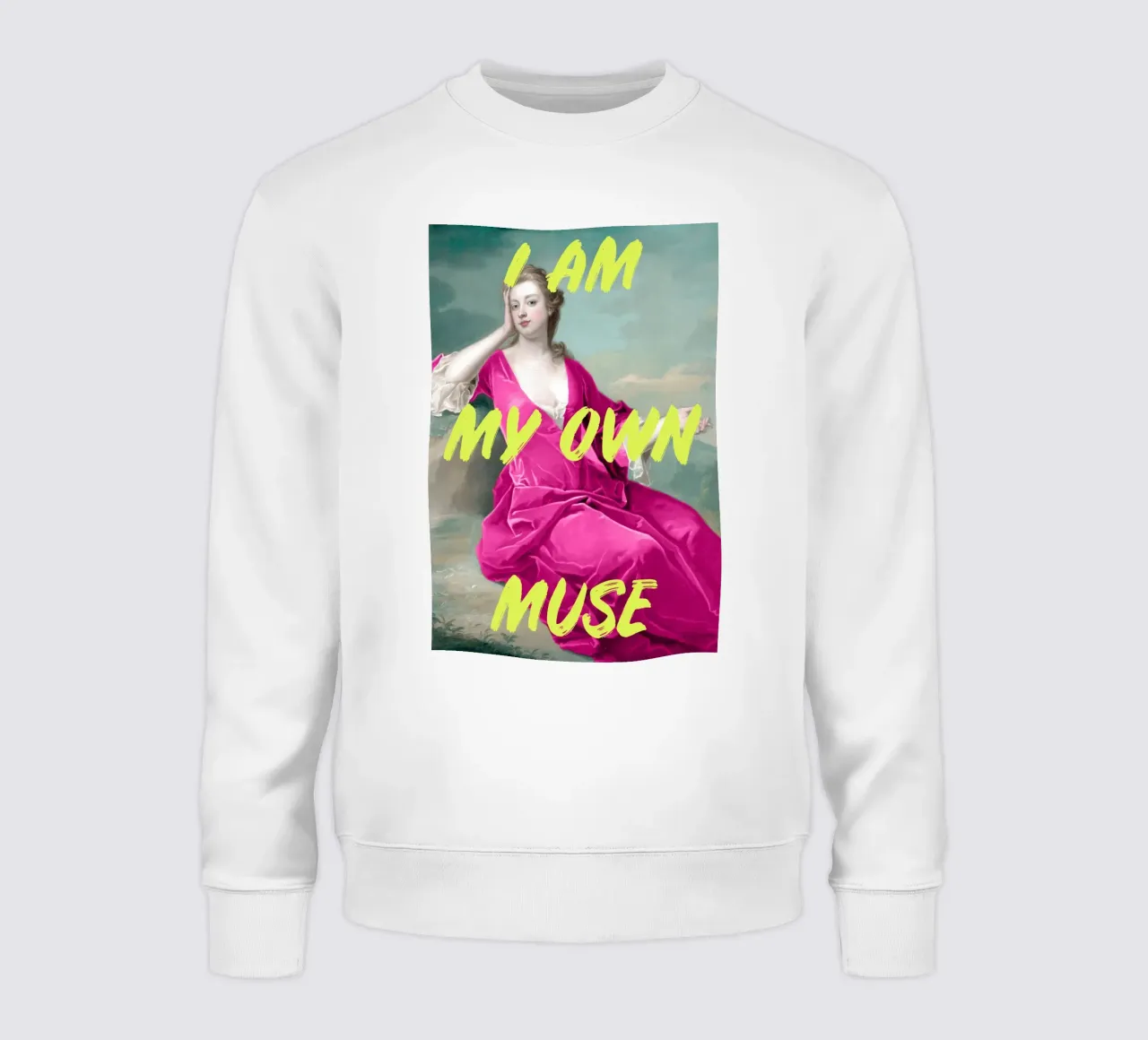 Neon I am my own muse art felpa da GraceDigitalArtCo