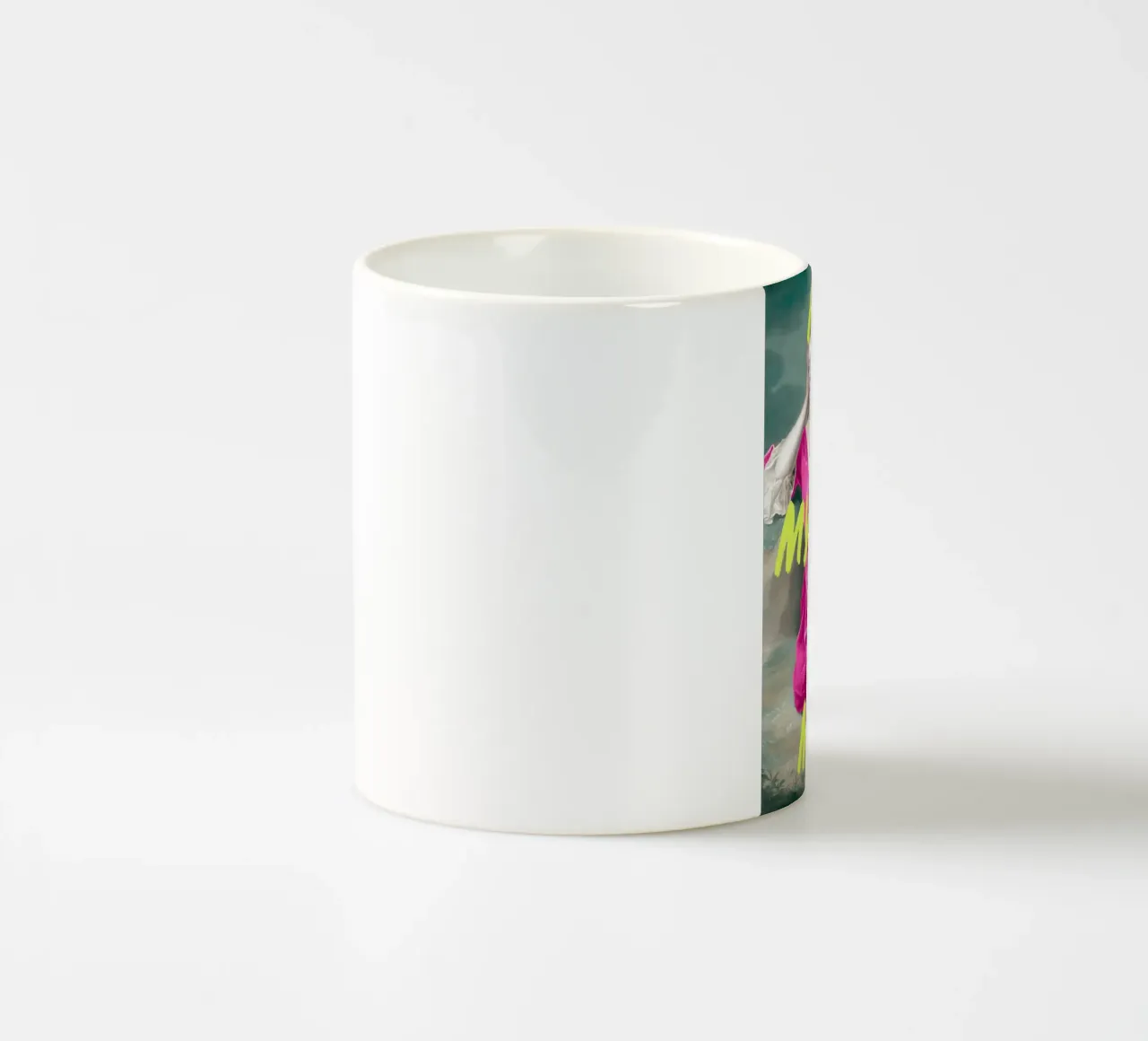 Neon I am my own muse art tazza in ceramica da GraceDigitalArtCo