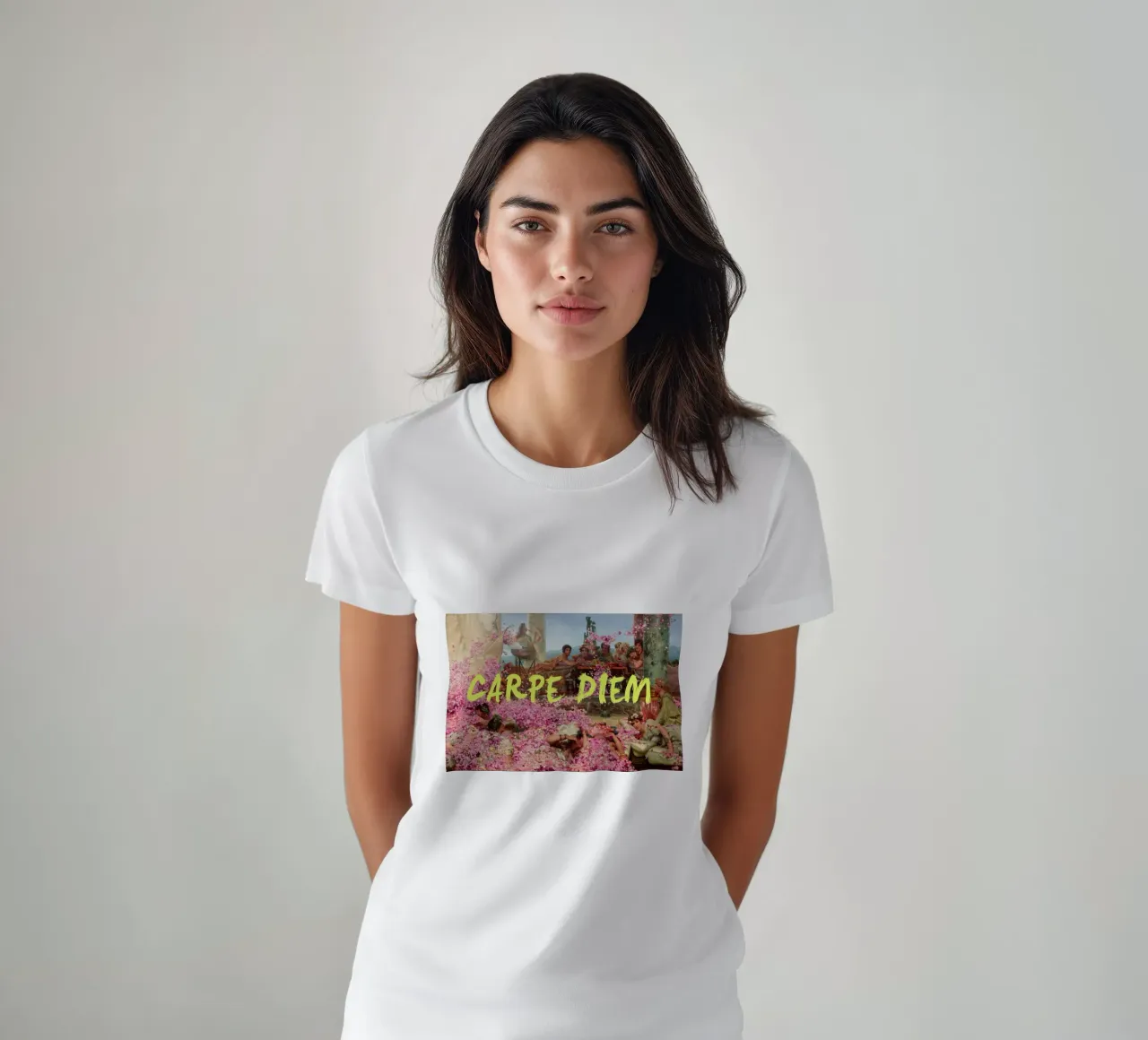 Carpe Diem Yellow Art t-shirt da GraceDigitalArtCo