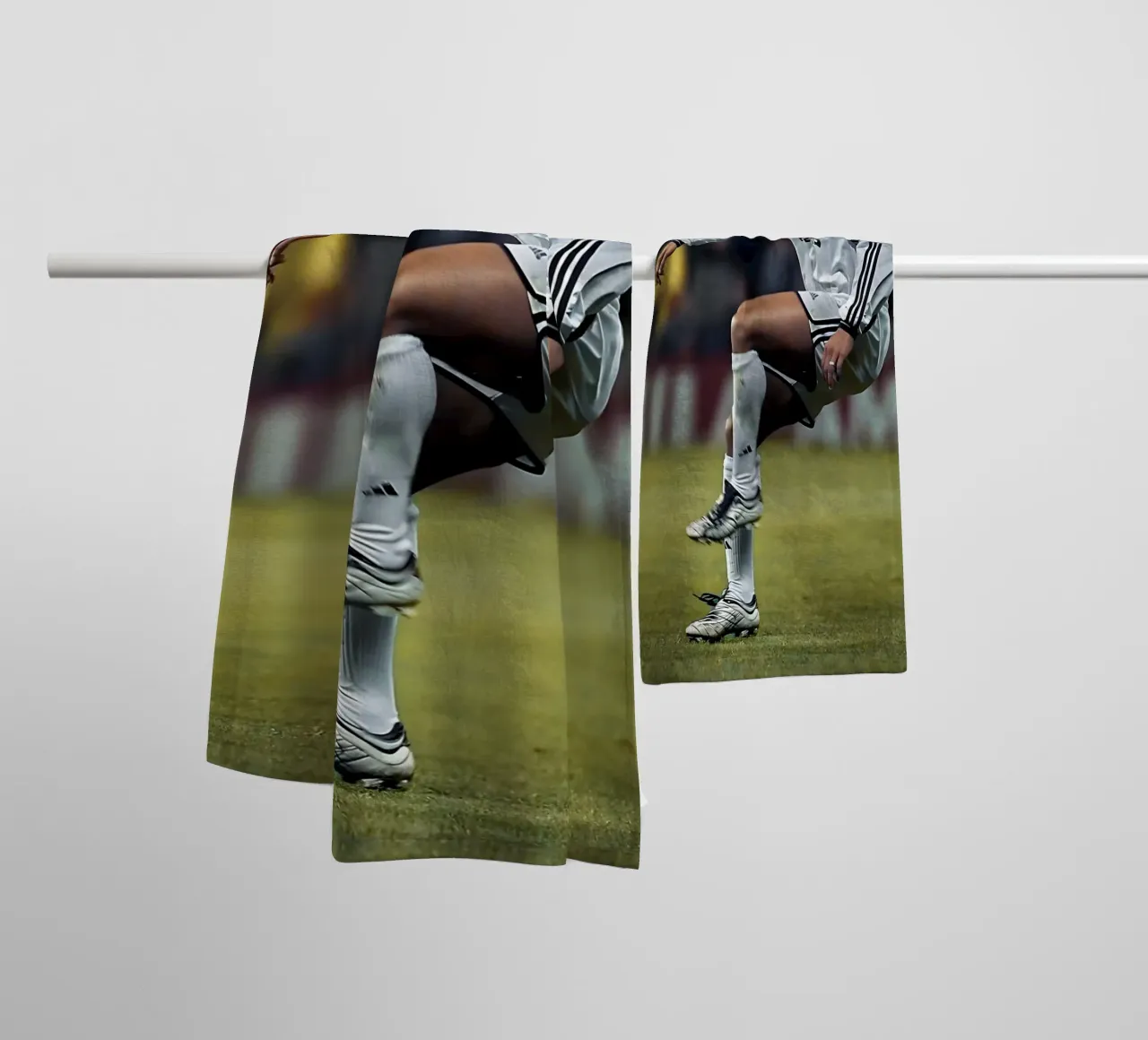 Roberto Carlos 90s asciugamano da bagno da Low poly art