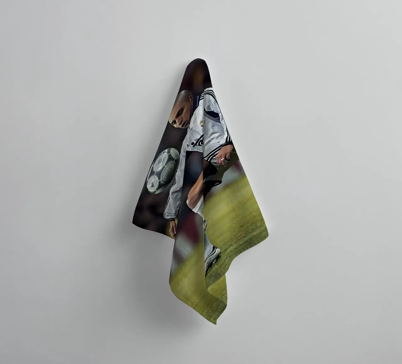 Roberto Carlos 90s asciugamano da bagno da Low poly art