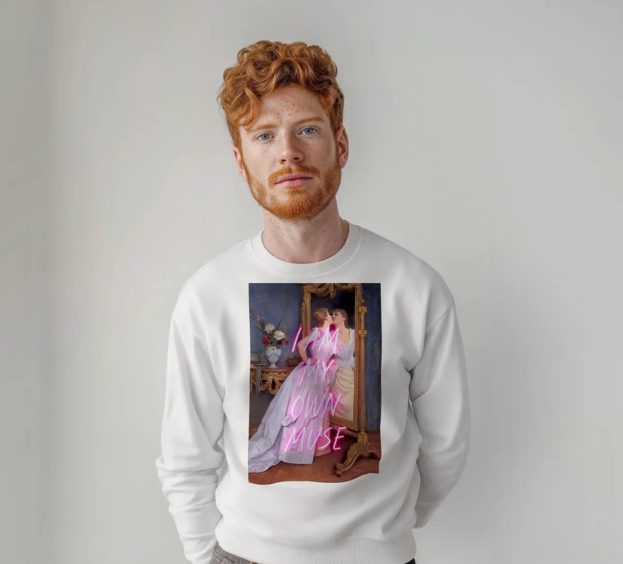 Neon I am my own muse felpa da GraceDigitalArtCo