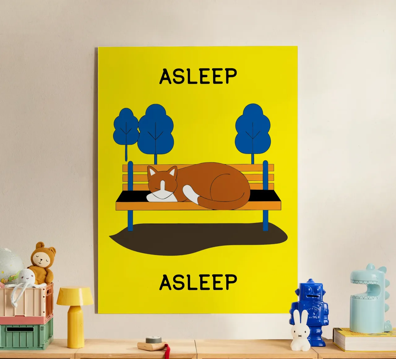 Gatto che dorme plexiglass da OUR SHOP