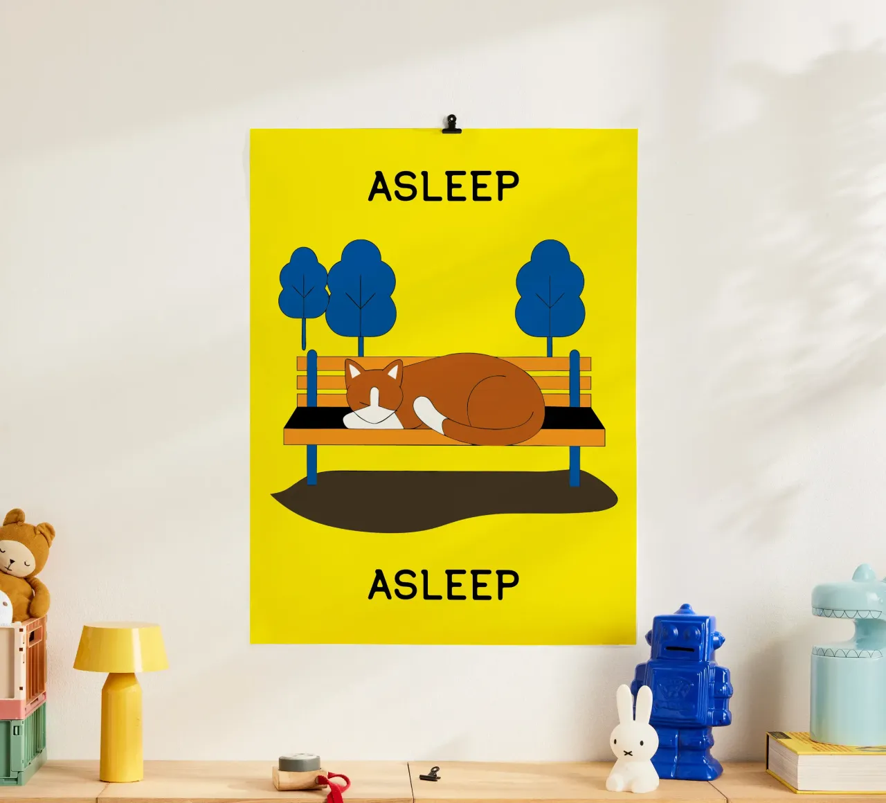 Sleeping Cat poster da OUR SHOP