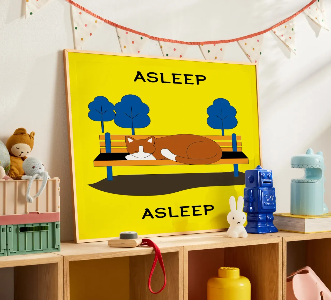 Sleeping Cat poster da OUR SHOP