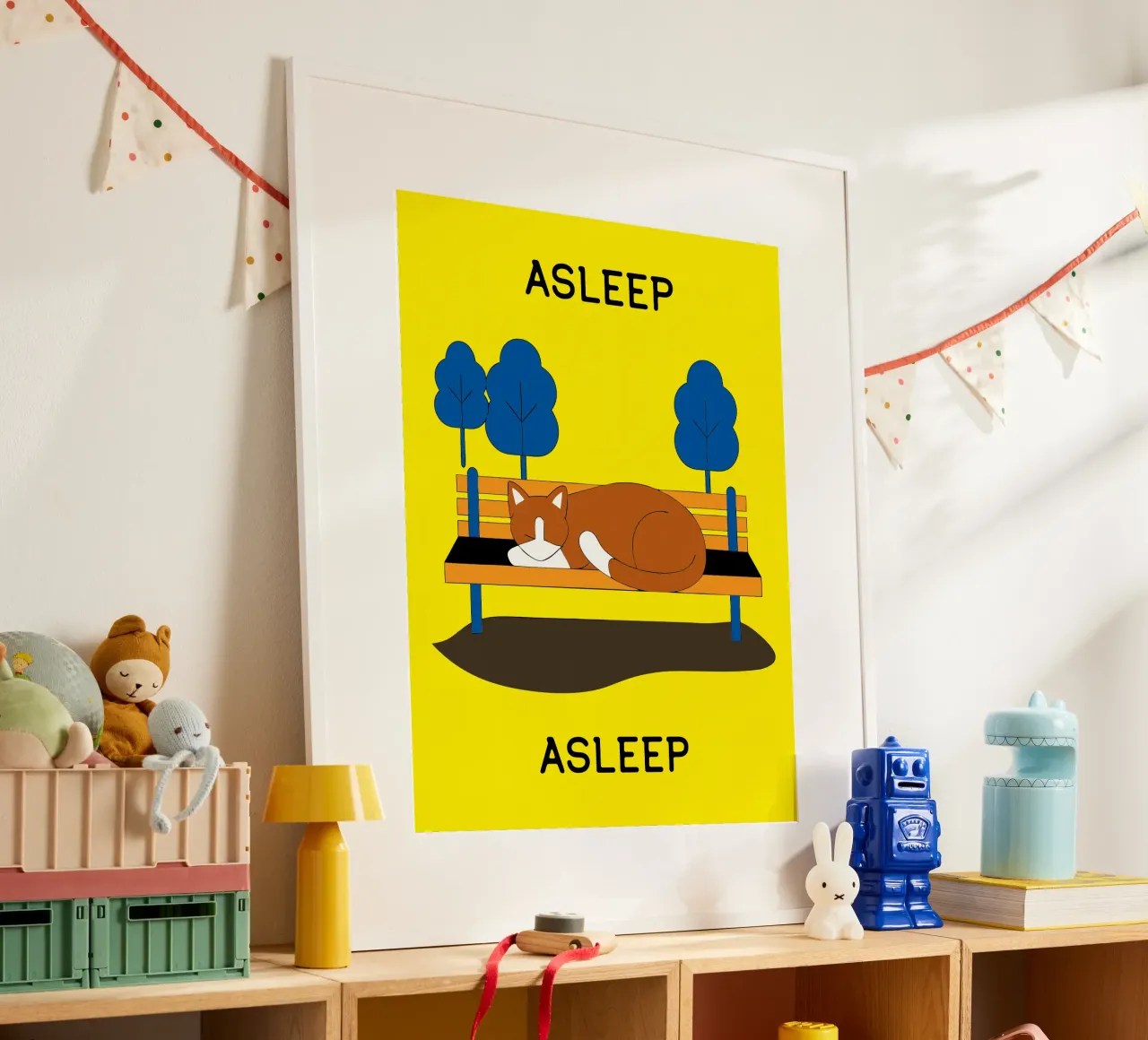 Sleeping Cat poster da OUR SHOP