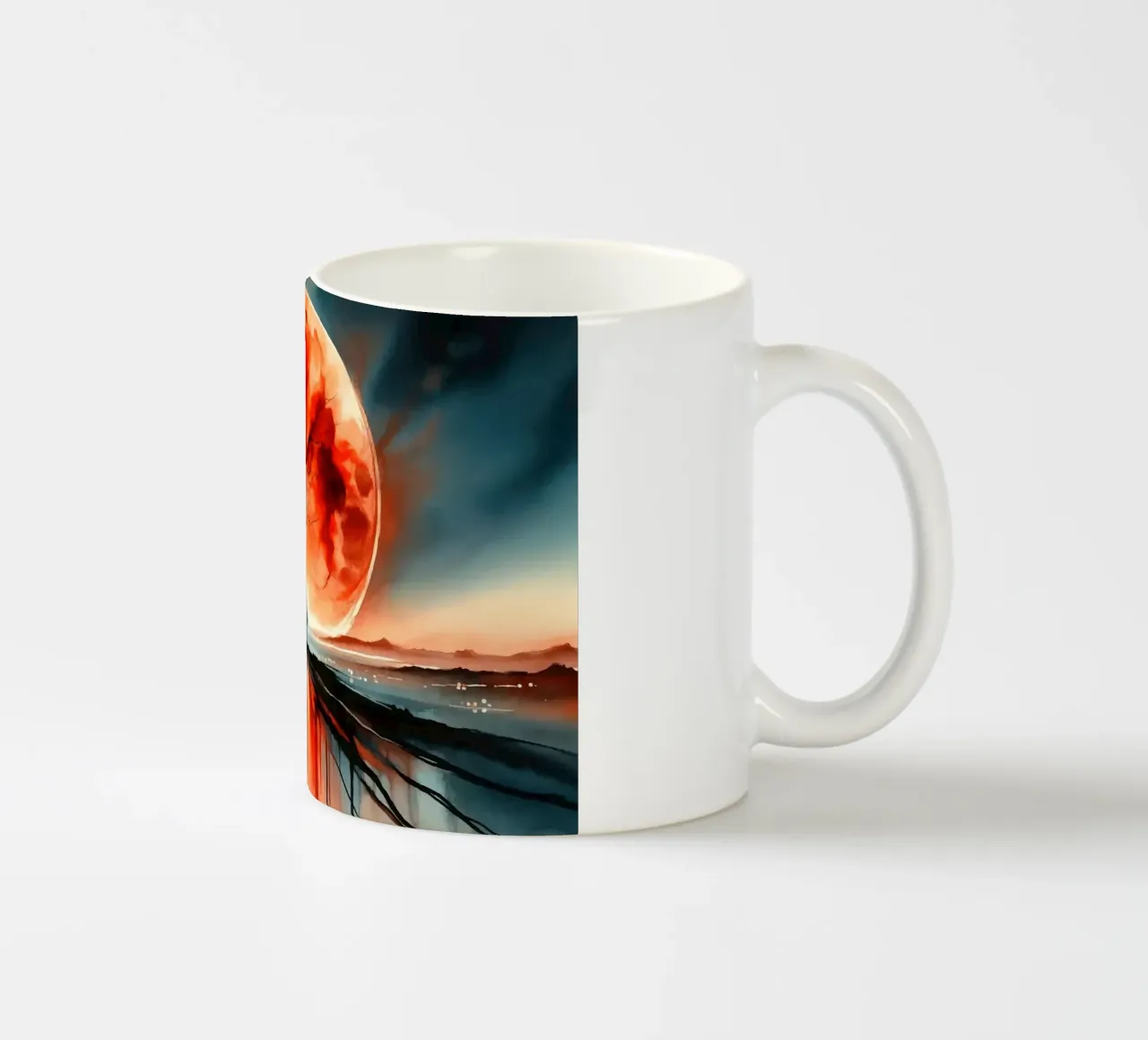 Serenità lunare tazza in ceramica da Chromatic Fusion Studio
