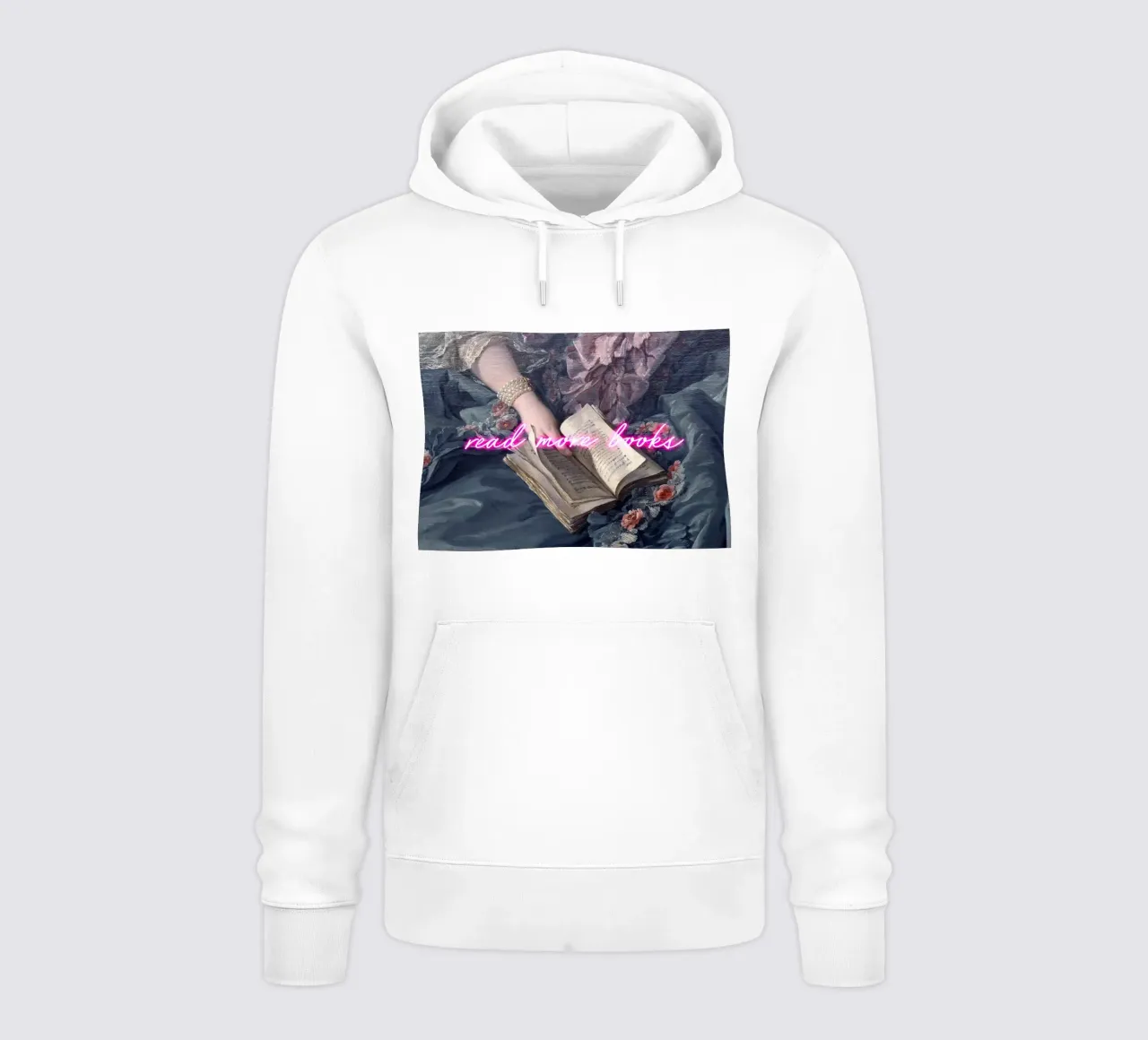 Read More Books Neon Art sudadera con capucha de GraceDigitalArtCo