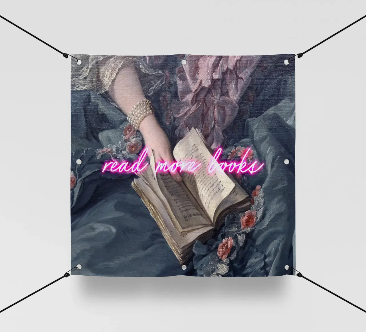 Read More Books Neon Art telo in pvc da GraceDigitalArtCo