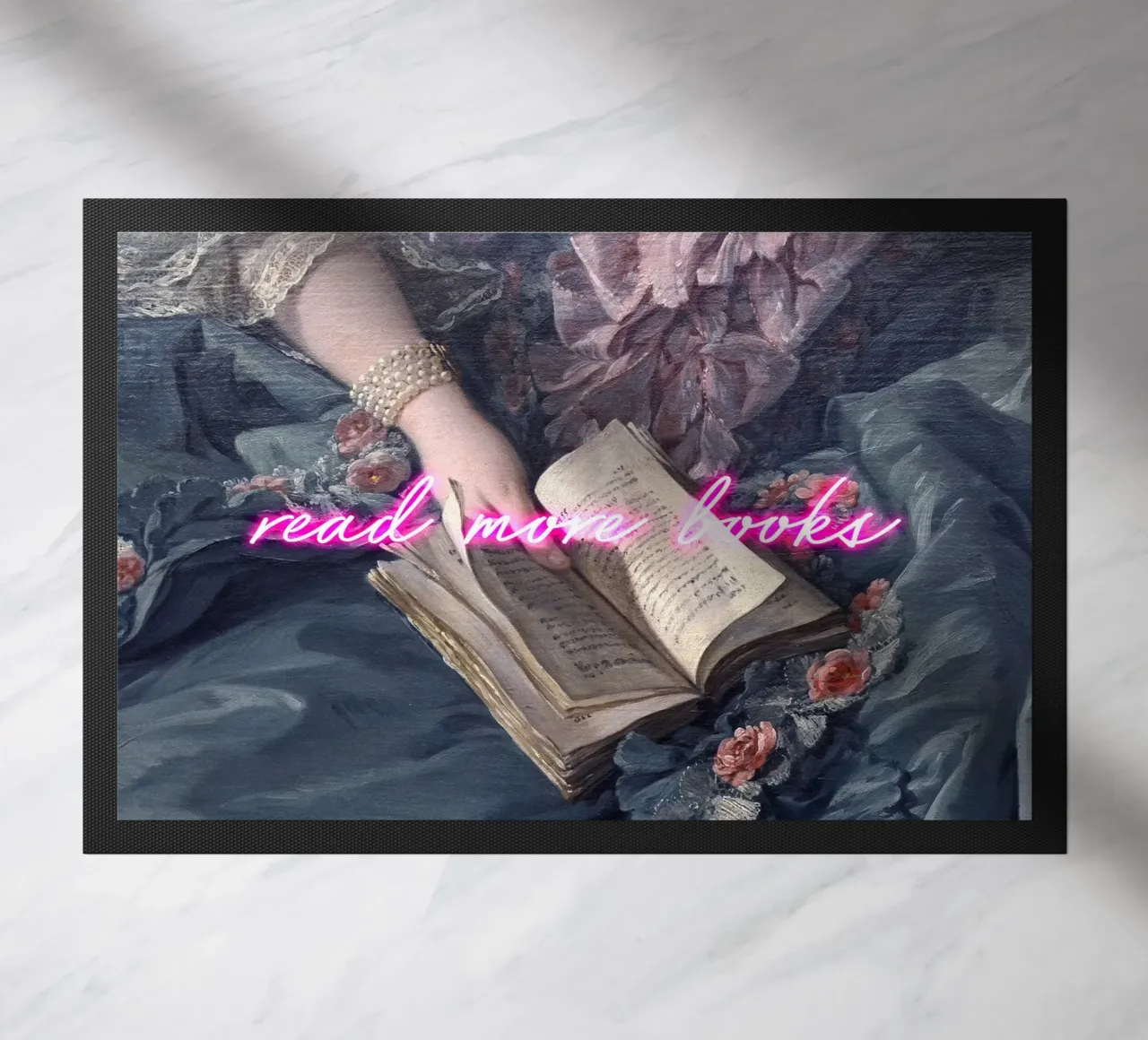 Read More Books Neon Art zerbino da GraceDigitalArtCo