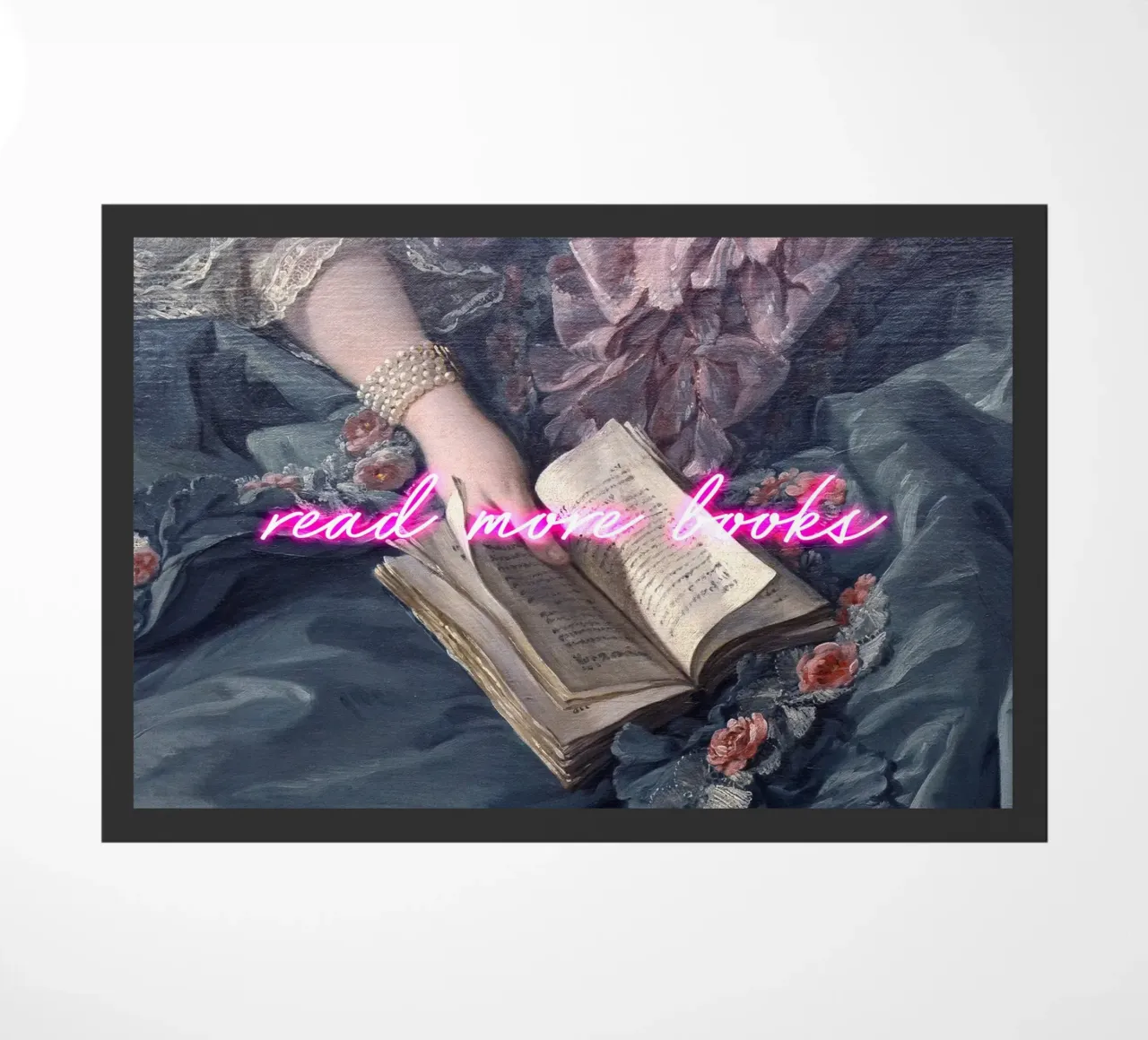 Read More Books Neon Art zerbino da GraceDigitalArtCo