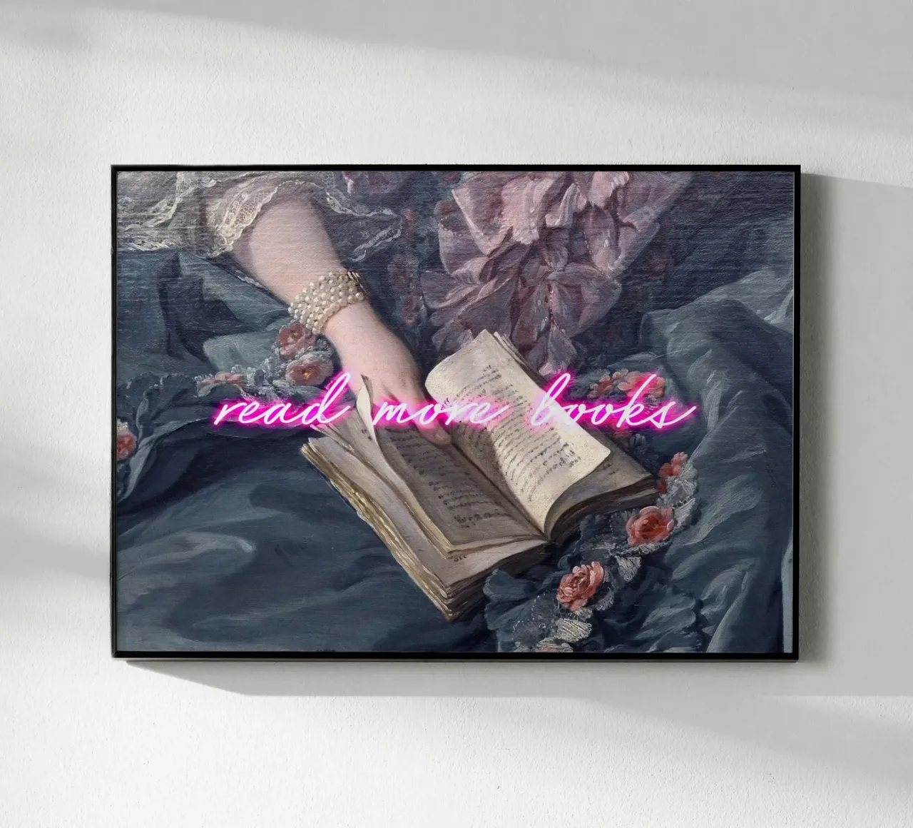 Read More Books Neon Art plexiglass da GraceDigitalArtCo