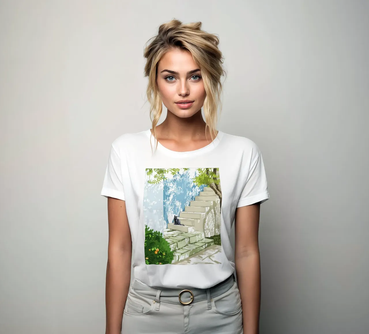 Being a Person Is Too Complicated. It's Time To be A Cat. women's fitted t-shirt by 83oranges