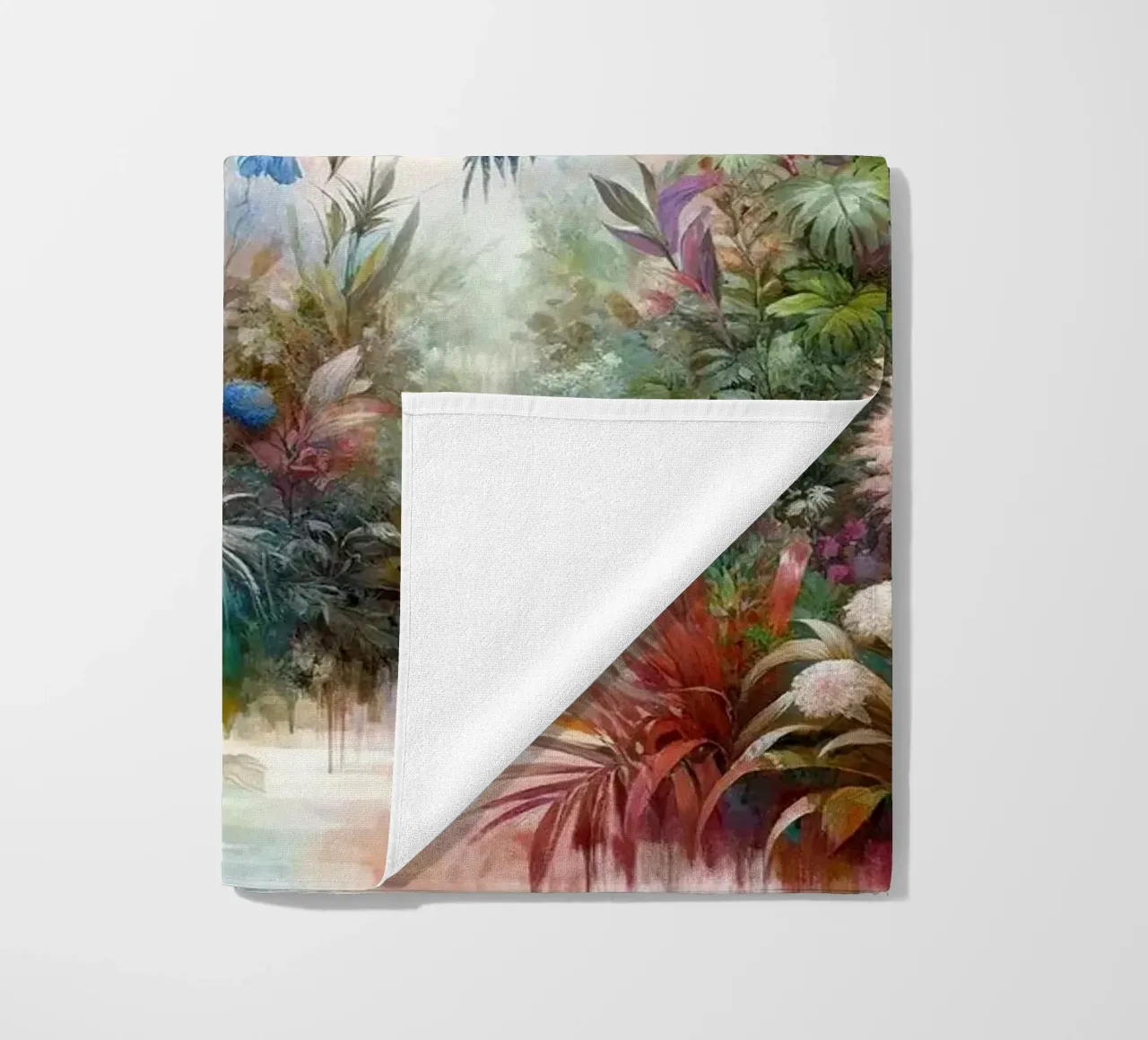 Un lussureggiante eden tropicale telo mare da Chromatic Fusion Studio